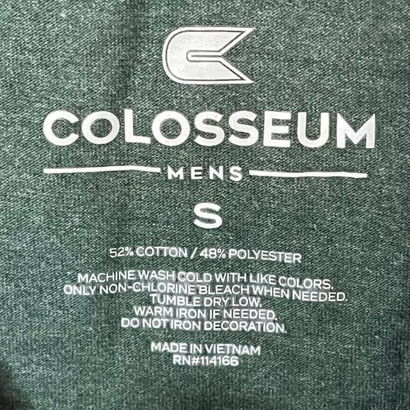 Michigan State MSU Mens Tank Top Colosseum | Green Charcoal Gray | Size Small - Picture 4 of 5